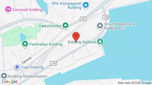 Lagerlokaler til leje i Kolding - Foto fra Google Street View