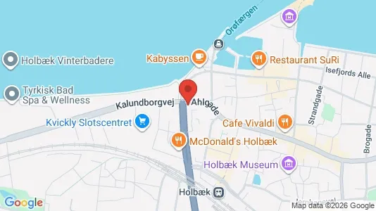 Lagerlokaler til leje i Holbæk - kort over placeringen