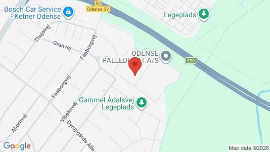 Lagerlokaler til leje i Odense SV - Foto fra Google Street View