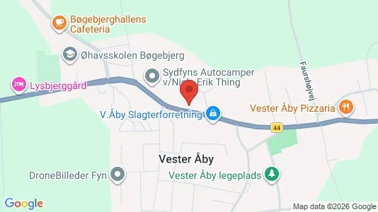 Lagerlokaler til salg i Faaborg - kort over placeringen