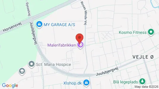 Lagerlokaler til leje i Vejle Øst - Foto fra Google Street View