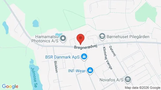 Kontorlokaler til leje i Birkerød - kort over placeringen