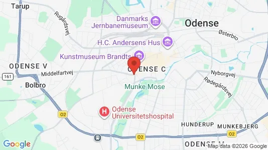 Butikslokaler til leje i Vesterbro - kort over placeringen