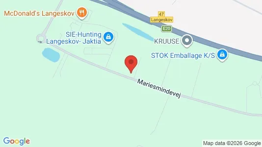 Lagerlokaler til salg i Langeskov - kort over placeringen