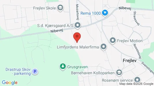 Lagerlokaler til salg i Aalborg SV - kort over placeringen