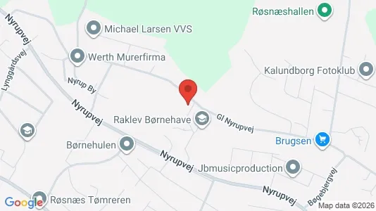 Lagerlokaler til leje i Kalundborg - kort over placeringen