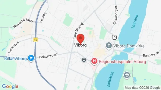 Lagerlokaler til leje i Viborg - Foto fra Google Street View