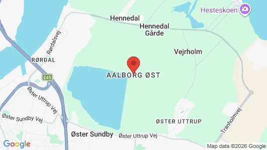 Lagerlokaler til leje i Aalborg Øst - kort over placeringen